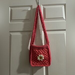 Crocheted Satchel/Shoulder Bag 🌺